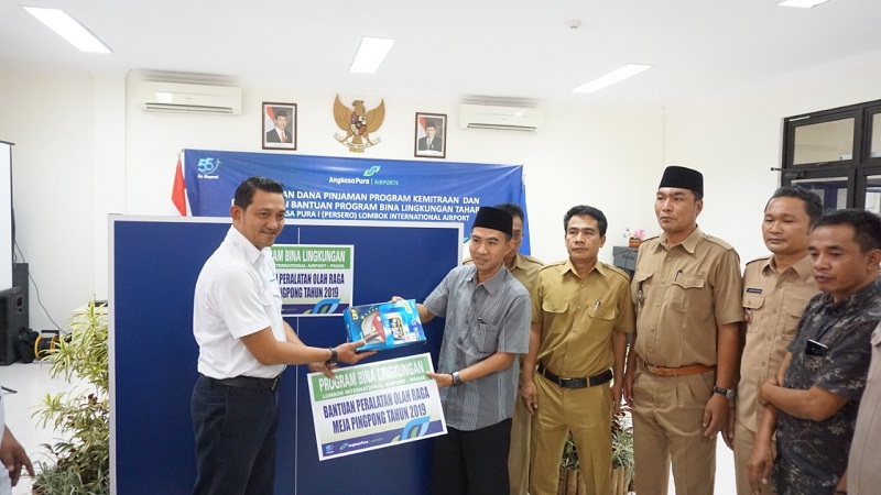 Lombok International Airport Selenggarakan Penyaluran Dana Pinjaman Program Kemitraan Dan Bantuan Program Bina Lingkungan Tahap I Tahun 2019