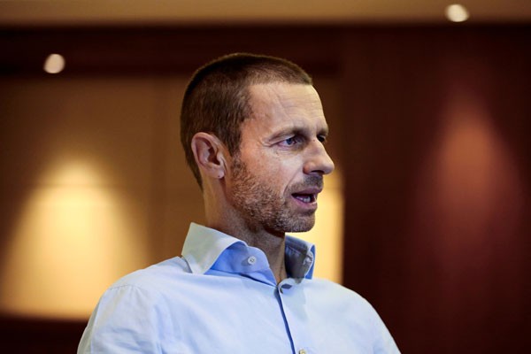 Presiden UEFA Aleksander Ceferin/Reuters-Alkis Konstantinidis