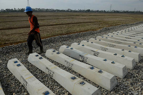  Jalur KA Makassar--Parepare Ditargetkan Tuntas 2023