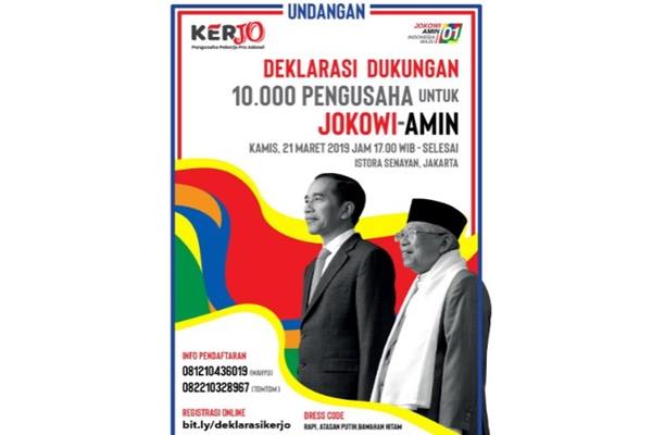  Malam Ini, Jokowi Hadiri Deklarasi 10.000 Pengusaha, Prabowo-Sandi Bertemu 1.000 Pengusaha