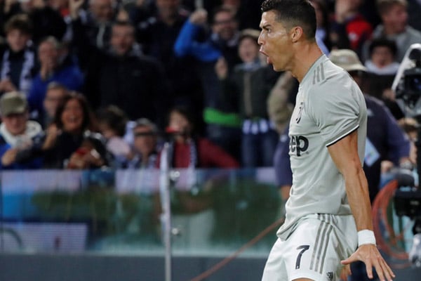 Ujung tombak Juventus Cristiano Ronaldo - Reuters/Stefano Rellandini