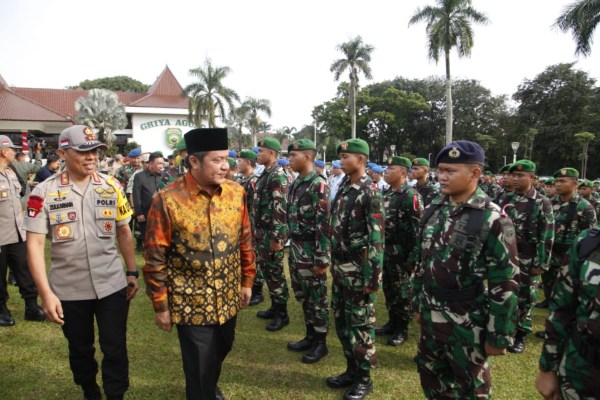  Sumsel Siagakan 7.165 Personil TNI/Polri Jaga Pemilu 2019