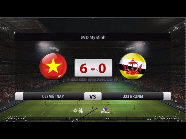 Berikut cuplikan pertandingan Vietnam vs Brunei dari akun Youtube  Tin Tc Bng 