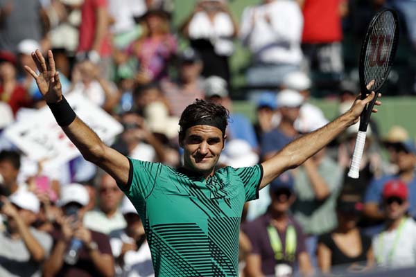  Hasil Tenis Miami, Federer & Anderson Raih Kemenangan