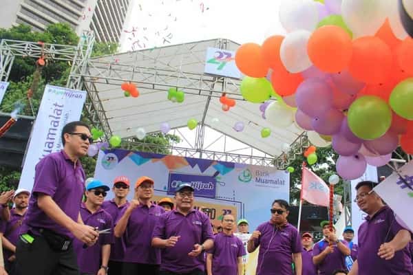  Bank Muamalat Sambut Milad Ke-27 dengan Gelar Fun Walk