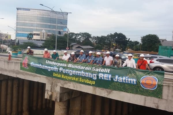  Underpass Bundaran Satelit Surabaya Segera Diserahkan ke Pemkot