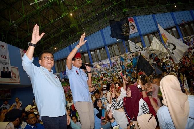  Kampanye Terbuka Sandiaga Uno di Tanjung Priok