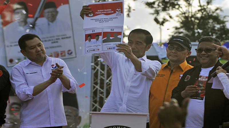  Pesan di Balik Foto Surat Suara Pemilu Jokowi-Ma\'ruf Amin