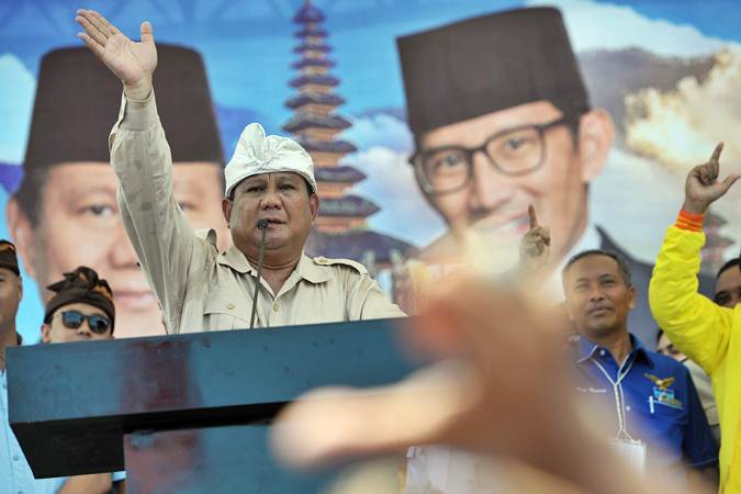  Ini Janji Prabowo Saat Kampanye Terbuka di Bali