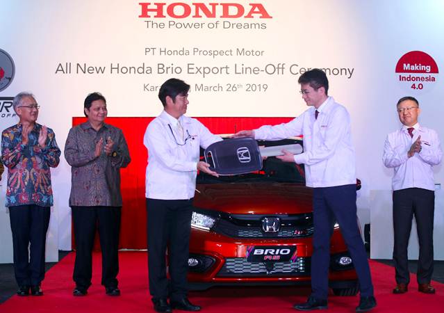  Produksi Perdana All New Honda Brio untuk Ekspor