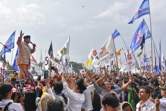  Kampanye Terbuka Prabowo di Mataram