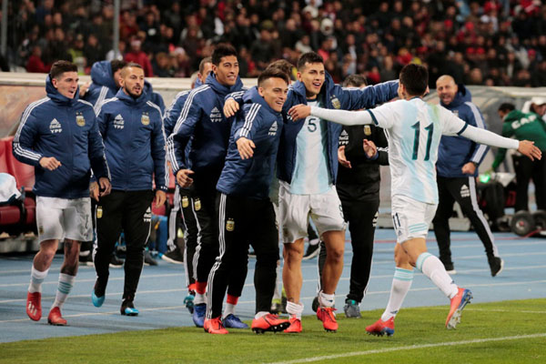  Tanpa Lionel Messi, Argentina Atasi Maroko