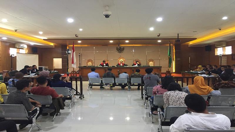 Sidang suap proyek Meikarta di Pengadilan Negeri Bandung, Rabu (27/3/2019). JIBI/Bisnis/Dea Andriyawan