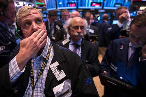  Kekhawatiran Resesi Ekonomi Tekan Wall Street Memerah 