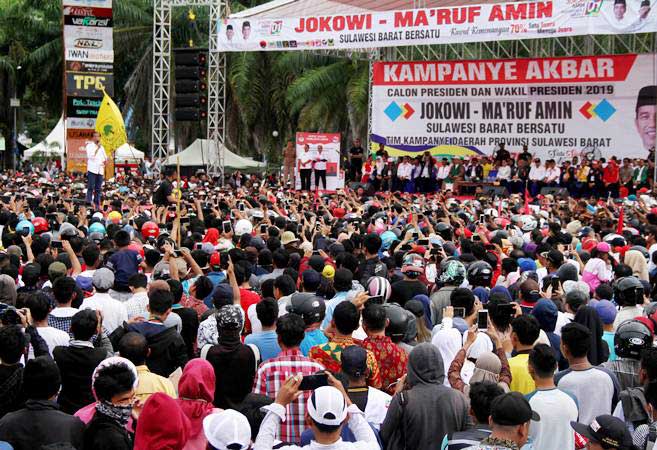  Ini Janji Jokowi saat Kampanye Terbuka di Sulawesi Barat