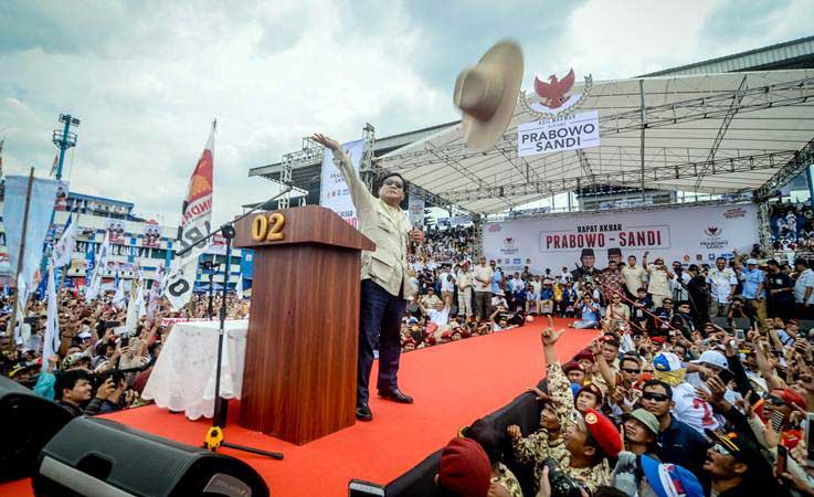 Kampanye Pilpres : Prabowo Masih di Jabar, Sandi ke Sulut dan Jakarta