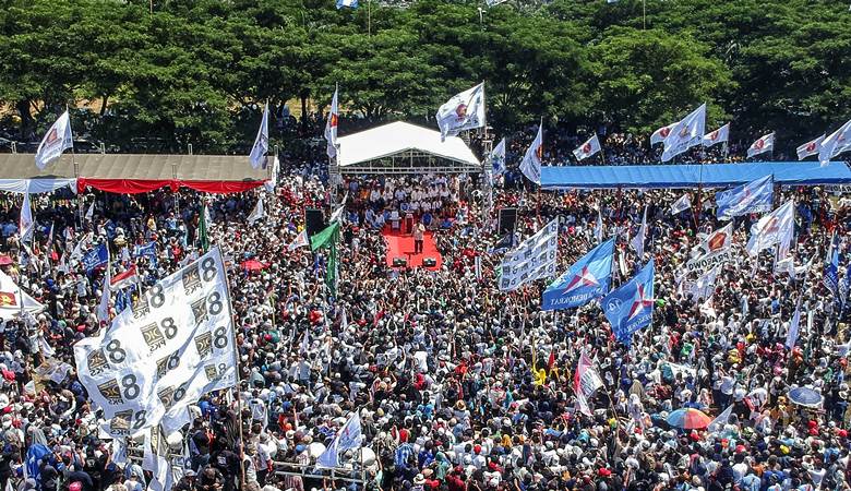  Prabowo Subianto Beri Pesan Saat Kampanye di Karawang