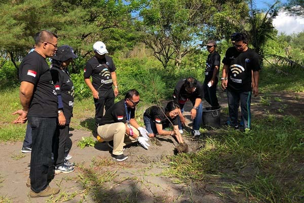  Earth Hour 2019, Bandara Internasional Adisutjipto Yogyakarta Gelar Aksi Bersih Pantai