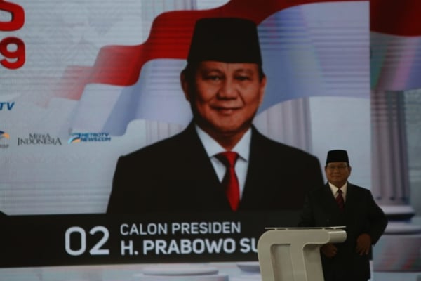  Sampaikan Visi Misi, Prabowo Tegaskan Pancasila Harga Mati