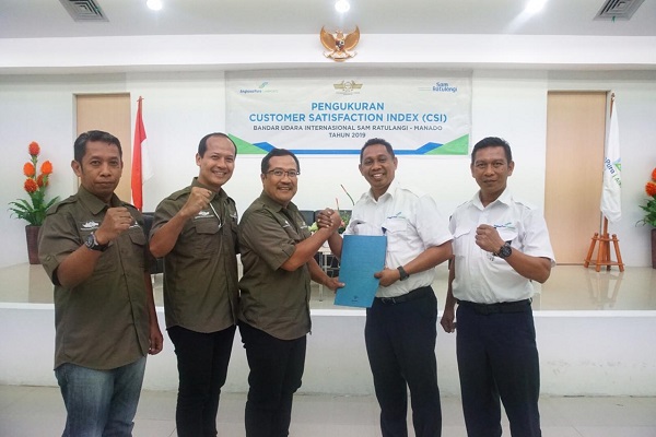 Pengukuran CSI 2019, Bandara Sam Ratulangi Manado Gelar FGD Bersama Mitra Usaha