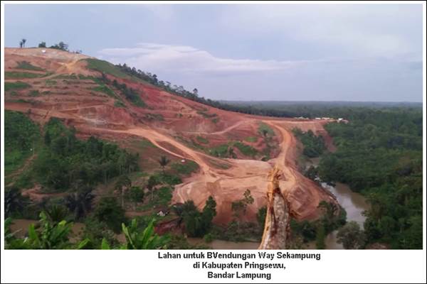  Pembangunan Bendungan Margatiga Lampung Timur Sudah Dimulai