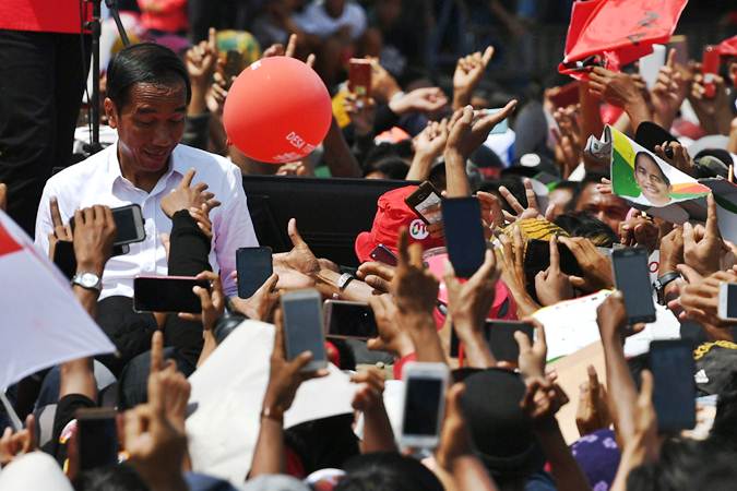  Kampanye di Cirebon, Jokowi Target Raih 75% Suara