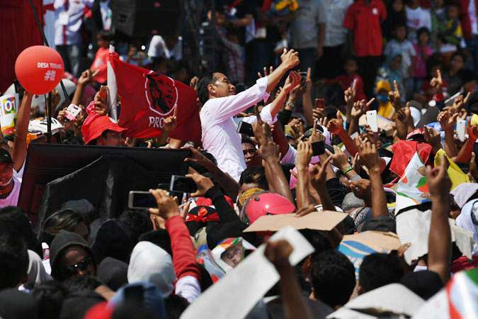 Kampanye di Cirebon, Jokowi Dengarkan dan Beri Solusi Bagi Pengrajin Rotan