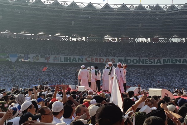  Kampanye Akbar Prabowo-Sandi, Agus Harimurti Batal Hadir