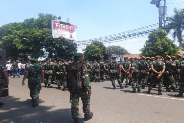  Jokowi Kampanye di Tangerang, Lebih dari 4.000 Aparat Berjaga
