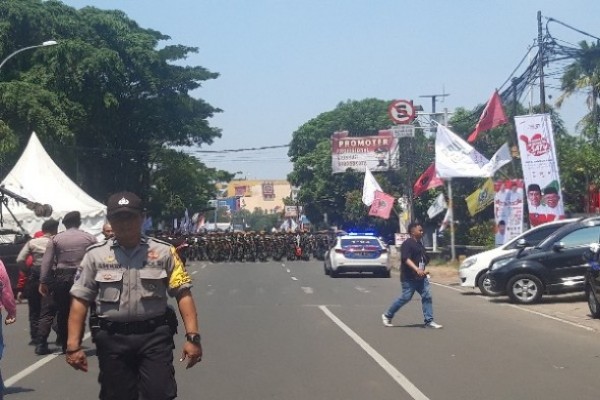  Jokowi Kampanye di Tangerang, Jalanan Ditutup, Berikut Arus Pengalihan Lalin