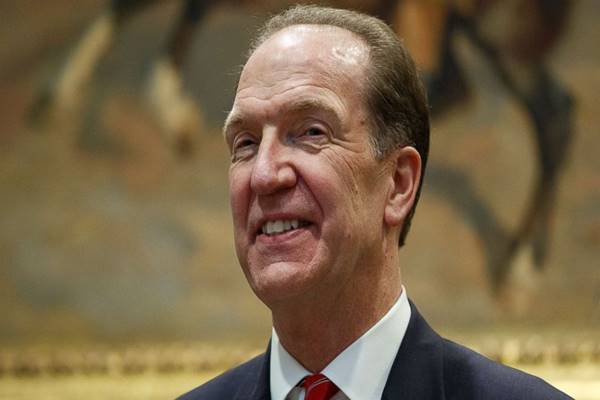  David Malpass Pimpin Bank Dunia, Ini Fokus Rencana Kerjanya