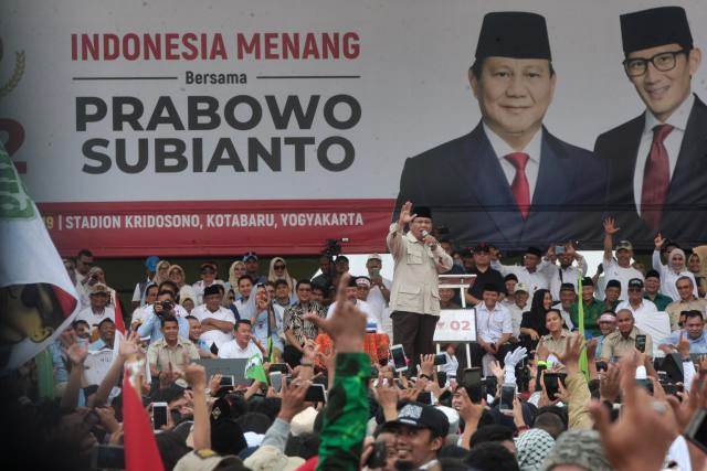  Prabowo Gebrak Podium di Yogyakarta, PDIP Geleng Kepala