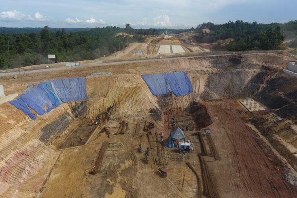  Pembangunan Tol Samarinda Balikpapan Terus Dikebut