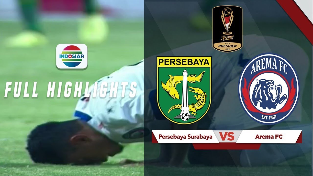  Final Piala Presiden: Persebaya vs Arema FC 2-2, Arema Punya 2 Gol Tandang di Leg 2. Ini Videonya