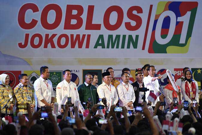 Kampanye Bareng Megawati di Solo, Jokowi Cerita Perjalanan Karir Politiknya