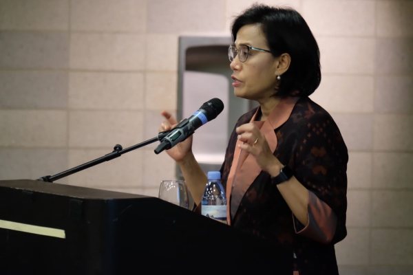  Kuliah Umum Sri Mulyani di New York, Ingatkan Pentingnya Tabungan Aset Finansial