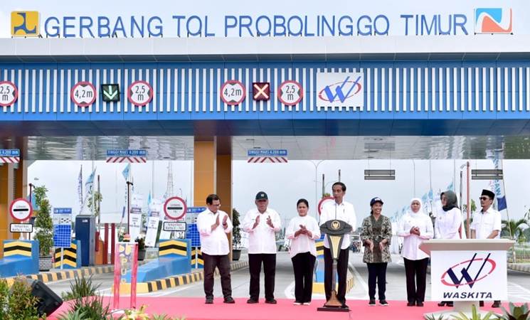  Presiden Jokowi Resmikan Jalan Tol Pasuruan - Probolinggo