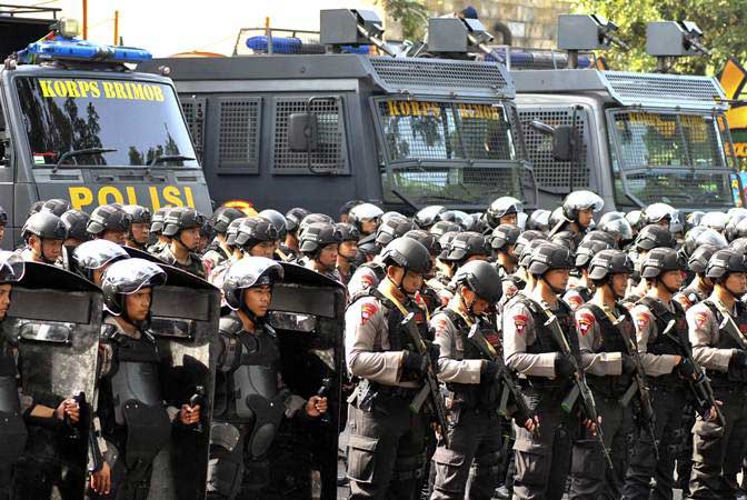  23.342 Personel Polisi dan TNI Amankan Pemilu 2019 di Sumut