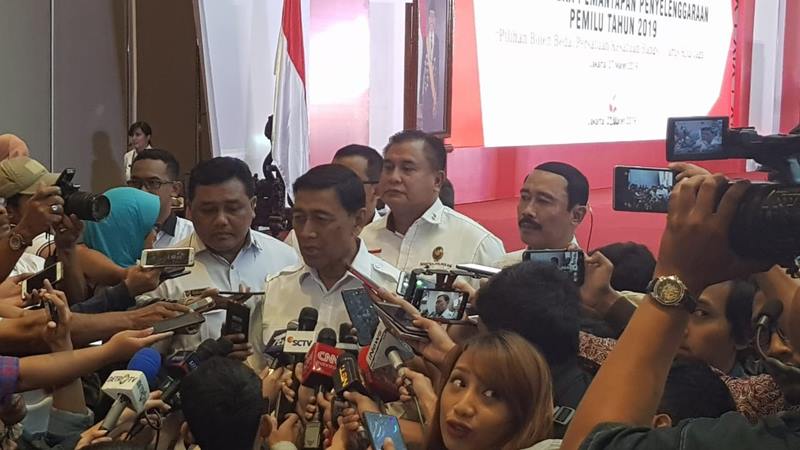  Pemilu 2019 : Wiranto Minta Masyarakat Ikut Partisipasi Ciptakan Pemilu Aman