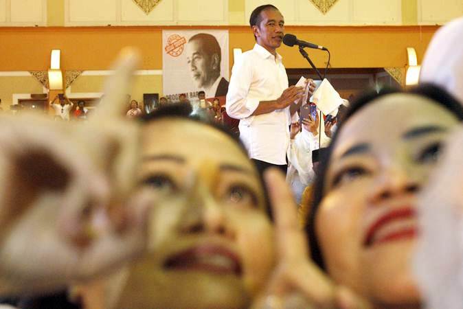  Capres Jokowi Kampanye di Depok