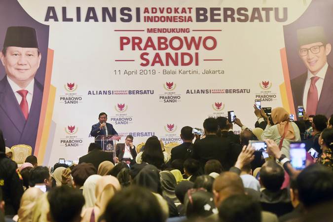  Aliansi Advokat Indonesia Bersatu Dukung Prabowo