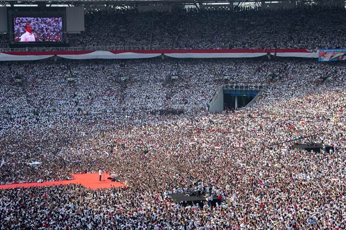  Begini Suasana Stadion GBK Saat Jokowi Hadiri Konser Putih Bersatu