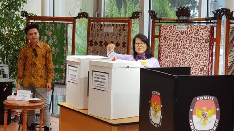 Pemilu 2019 : Pemungutan Suara di Slowakia Jadi Ajang Silaturahmi WNI