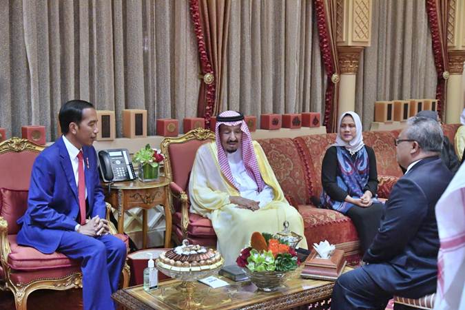  Presiden Jokowi Bertemu dengan Raja Salman bin Abdulaziz al-Saud