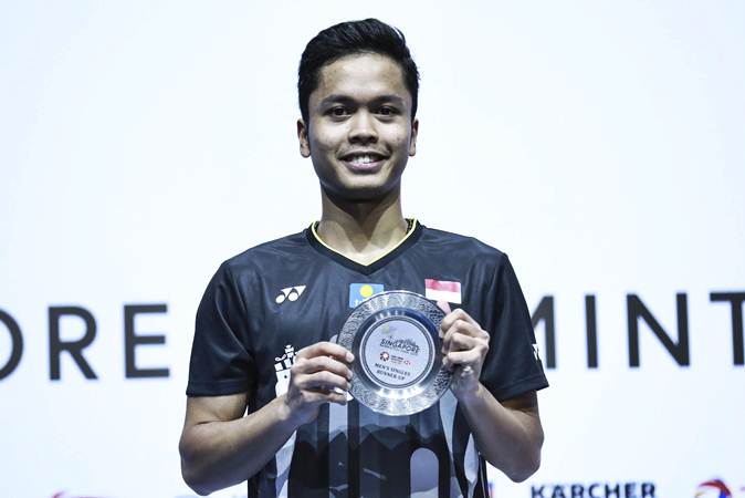  Anthony Sinisuka Ginting Juara Dua Singapore Open 2019