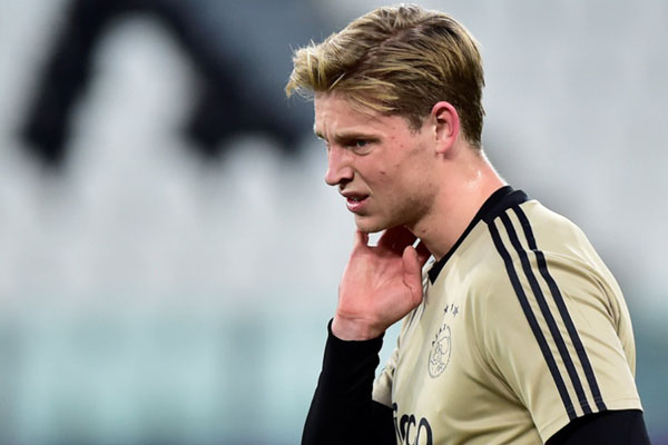  Liga Champions Juventus vs Ajax, Frenkie de Jong Diharapkan Fit