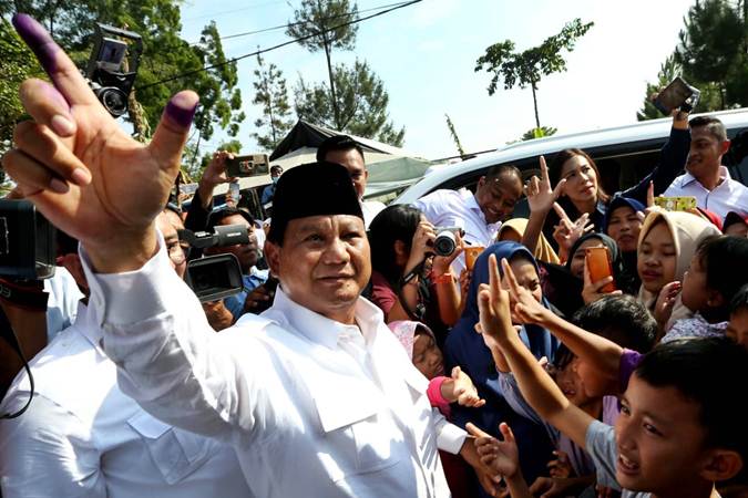  Quick Count Pilpres 2019, Emak-emak Teriak Prabowo Presiden