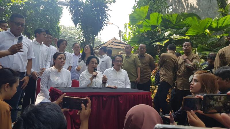  Quick Count Pilpres 2019 : Megawati, Puan, Prananda Mencoblos di Kebagusan