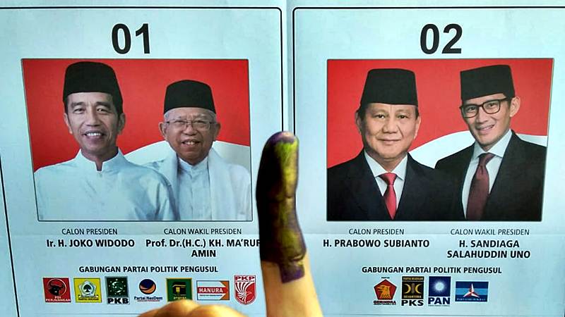  Hasil Quick Count Pilpres 2019 : Jokowi-Amin Menang Telak di TPS Sandiaga Uno
