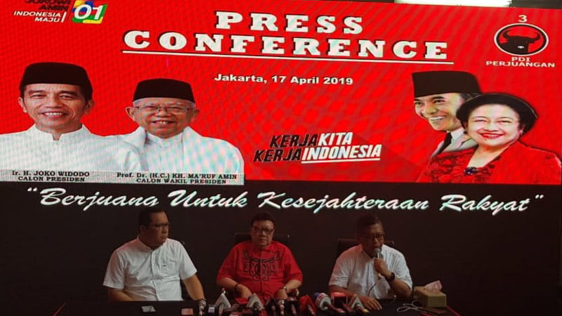  Hasil Quick Count, PDIP: Pembuktian Masyarakat tak Terpengaruh Hoaks